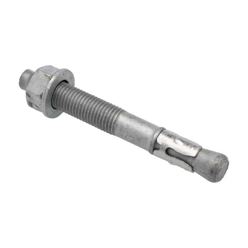 RS PRO Carbon Steel Galvanised Through Anchor Bolt M16 x 125 mm Galvanised Through Bolt 908-6722