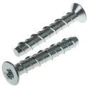 RS PRO Carbon Steel Anchor Bolt M10 x 75 mm Countersunk Head Zinc Plated 908-6741