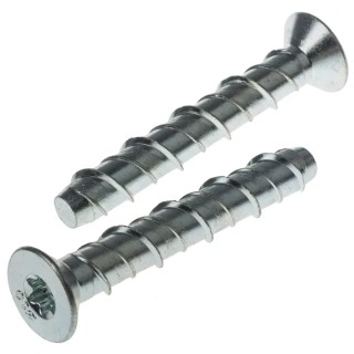 RS PRO Carbon Steel Anchor Bolt M10 x 75 mm Countersunk Head Zinc Plated 908-6741