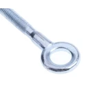 RS PRO Carbon Steel Zinc Plated Forged Eye Anchor Bolt M6 x 75 mm 6 mm 908-6788