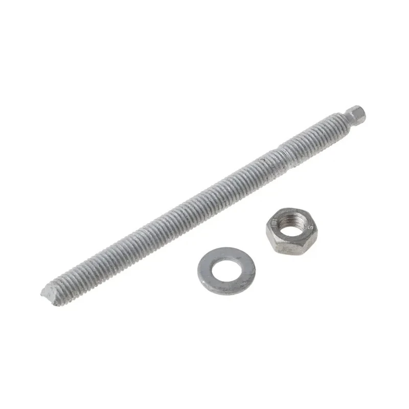 RS PRO Carbon Steel Galvanised Chemical Anchor Bolt M8 x 110 mm Hot Dip Galvanised Finish 908-6797