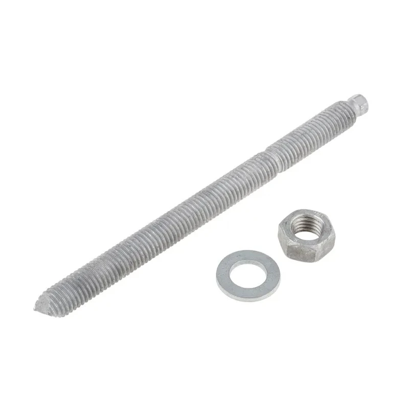 RS PRO Carbon Steel Galvanised Chemical Anchor Bolt M12 x 160 mm Hot Dip Galvanised Finish 908-6801