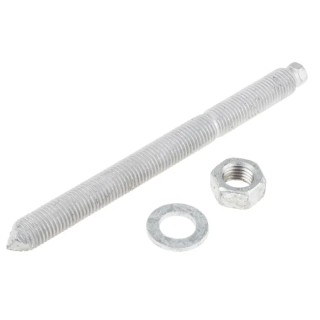 RS PRO Carbon Steel Hot Dip Galvanised Chemical Anchor Bolt M16 x 190 mm 18 mm 908-6804