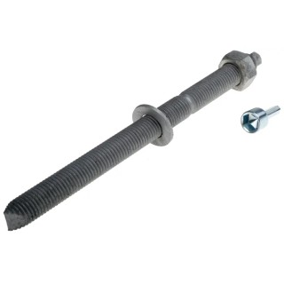 RS PRO Carbon Steel Galvanised Chemical Anchor Bolt M20 x 260 mm Hot Dip Galvanised Finish 908-6808