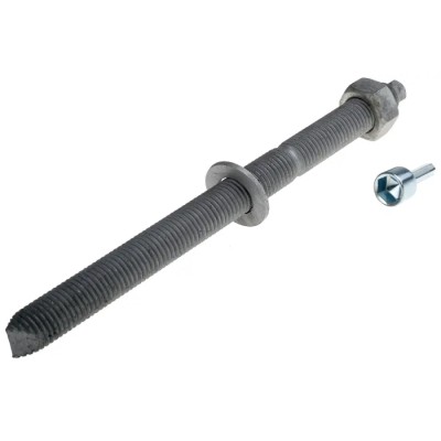 RS PRO Carbon Steel Galvanised Chemical Anchor Bolt M20 x 260 mm Hot Dip Galvanised Finish 908-6808