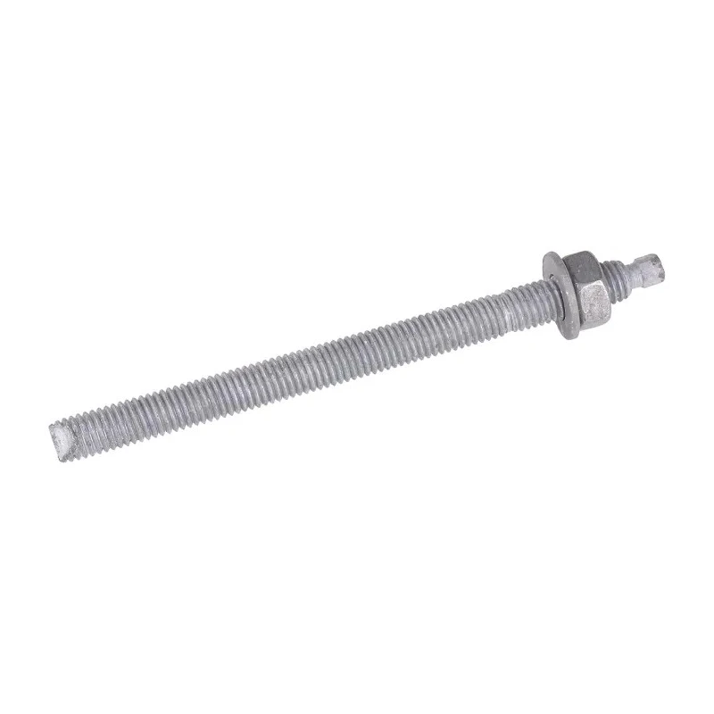 RS PRO Carbon Steel Galvanised Chemical Anchor Bolt M24 x 300 mm Hot Dip Galvanised Finish 908-6817
