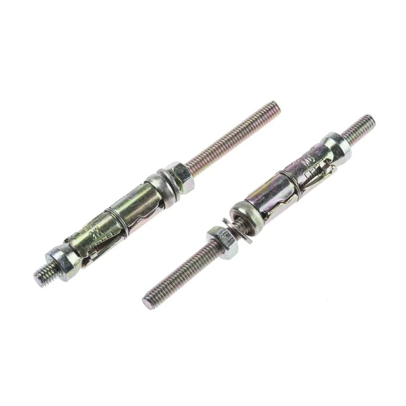 RS PRO Carbon Steel Shield Anchor Projecting Bolt M6 Thread Size 45mm Length 12mm Drill Diameter 908-6867