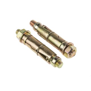 RS PRO Carbon Steel Shield Anchor M12 x 75 mm Zinc Plated Torque Controlled Projecting Bolt 908-6889