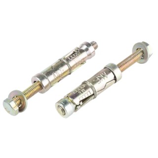 RS PRO Carbon Steel Zinc Plated Shield Anchor Loose Bolt M6 x 45 mm 12 mm 908-6898