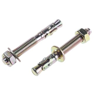 RS PRO Carbon Steel Passivated Zinc Plated Anchor Bolt M8 Thread Size x 65 mm Length 8 mm Drill Diameter 908-6952