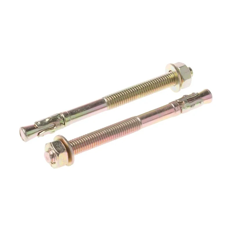 RS PRO Carbon Steel Anchor Bolt M8 x 100 mm Passivated Zinc Plated Through Bolt Anchor 908-6959