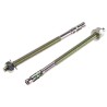 RS PRO Carbon Steel Passivated Zinc Plated Through Bolt Anchor M8 x 130 mm 8 mm 908-6968