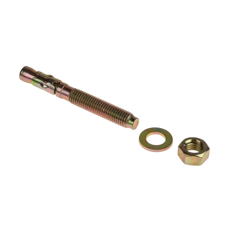 RS PRO Carbon Steel Through Bolt Anchor M12 Thread Size 12 mm Drill Diameter 12 mm Length 100 mm 908-6971