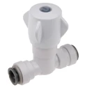 John Guest Acetal Stopcock 15 mm Push Fit Female 15STV/2
