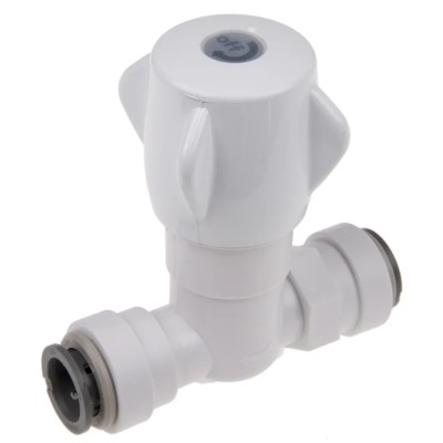 John Guest Acetal Stopcock 15 mm Push Fit Female 15STV/2