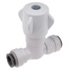 John Guest Acetal Stopcock 15 mm Push Fit Female 15STV/2