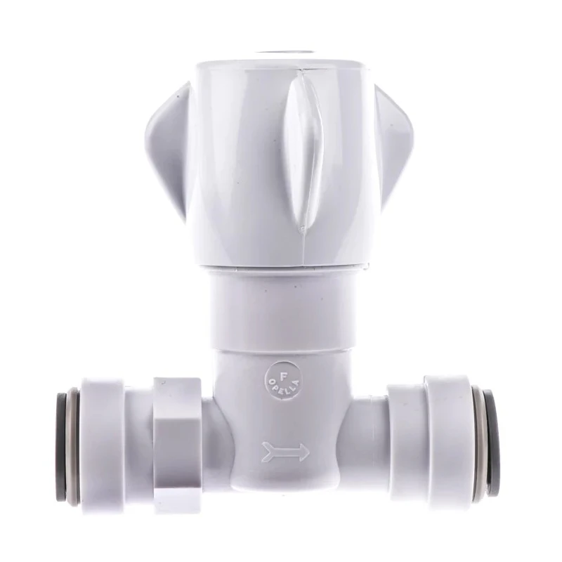 John Guest Acetal Stopcock 15 mm Push Fit Female 15STV/2