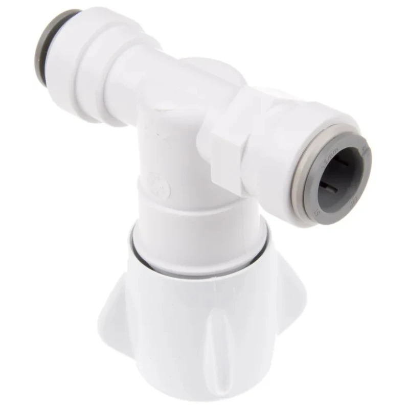 John Guest Acetal Stopcock 15 mm Push Fit Female 15STV/2
