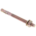 RS PRO Carbon Steel Zinc Plated Through Anchor Bolt M10 x 120 mm 10 mm 908-6974