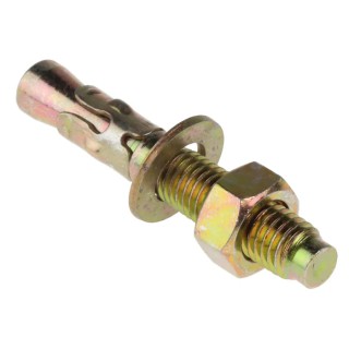 RS PRO Carbon Steel Zinc Plated Through Bolt Anchor M12 Thread Size 80 mm Length 908-6977