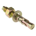 RS PRO Carbon Steel Zinc Plated Through Bolt Anchor M12 Thread Size 80 mm Length 908-6977