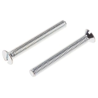 RS PRO Slot Countersunk Steel Machine Screw 25 mm M3 908-7374