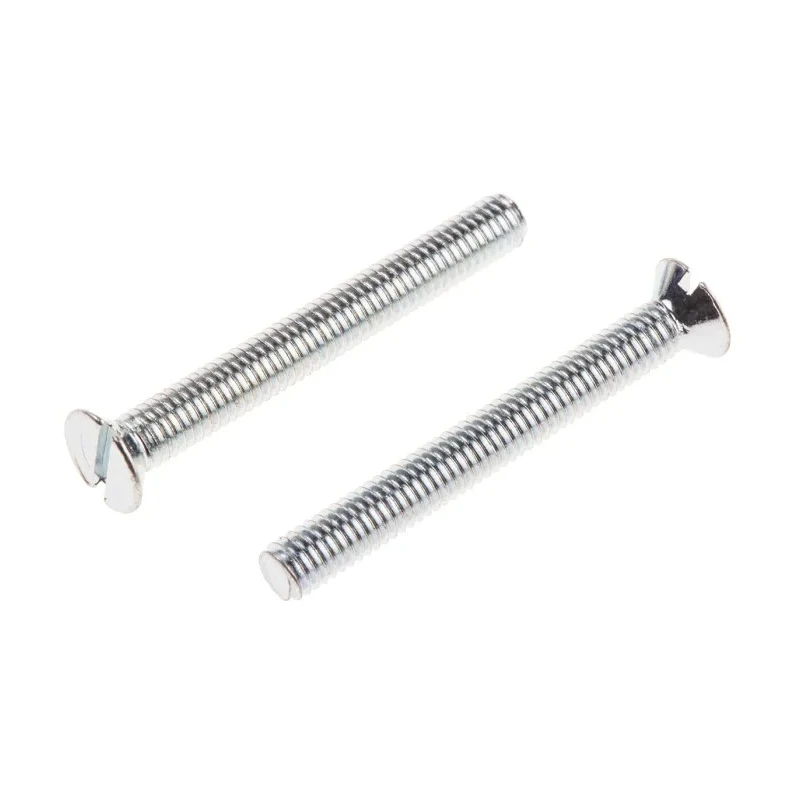 RS PRO Slot Countersunk Steel Machine Screw 25 mm M3 908-7374