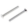RS PRO Slot Countersunk Steel Machine Screw 25 mm M3 908-7374