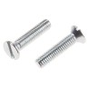 RS PRO Slot Countersunk Steel Machine Screw M3.5 16 mm Passivated Zinc Plated 908-7384