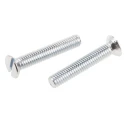 RS PRO Slot Countersunk Steel Machine Screw 35 mm M6 908-7444