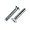 RS PRO Slot Countersunk Steel Machine Screw M8 40 mm Passivated Zinc Plated Steel 908-7466