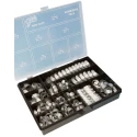 Jubilee Zinc Plated Mild Steel Hose Clip Kit 143 Piece United Kingdom HCP143MS
