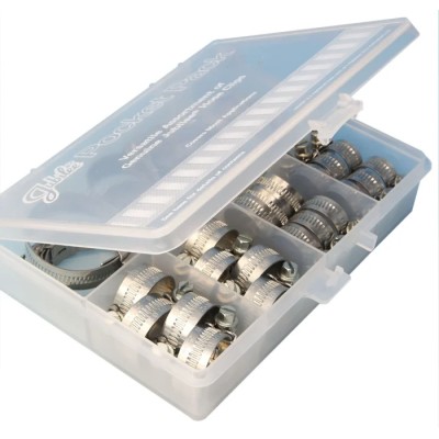 Jubilee 32 Piece Zinc Plated Mild Steel Hose Clip Kit PPMS