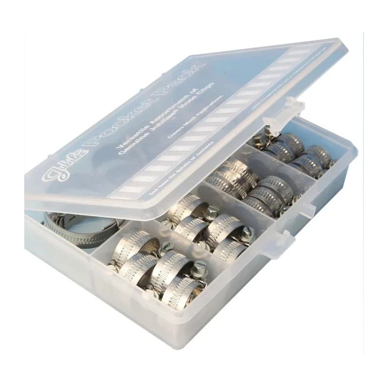 Jubilee 32 Piece Zinc Plated Mild Steel Hose Clip Kit PPMS