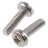 RS PRO Pozidriv Pan Steel Machine Screw M8 Thread 50 mm Length Bright Zinc Coating 908-7738