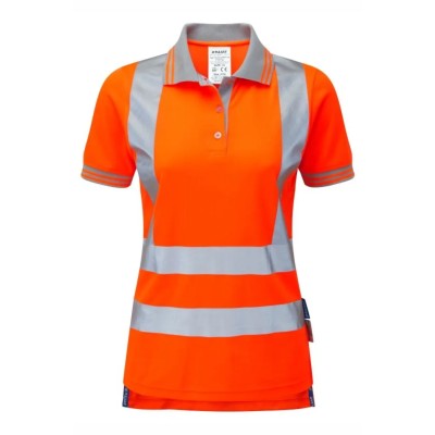 PULSAR Pulsar Orange Hi Vis Polo Shirt PR701-10
