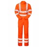 PULSAR Orange Reusable Hi Vis Overalls, Size 2XL, Chest 130-135 cm, Coverall Style PRARC05-2XL
