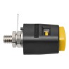 Schutzinger 6.2 mm Yellow Insulated Terminal Post, 70V, M6 Thread, 16A SDK 504 / GE