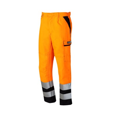 Sioen Orange Navy Arc Flash Trousers Hi-Vis Size 34R Protective Workwear S101-022V-34R