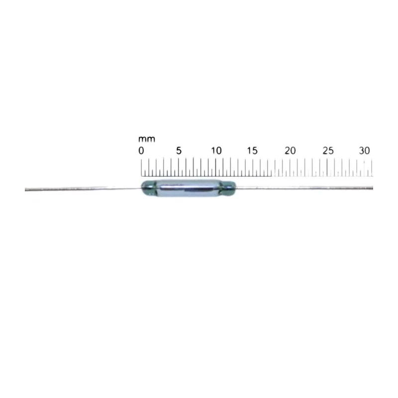 Assemtech Reed Switch SPST-NO 500mA 200V Wire Terminal PCB Mount RI-27AA