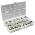 Jubilee 165 Piece Zinc Plated Mild Steel Hose Clip Kit JA165MS