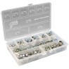 Jubilee 165 Piece Zinc Plated Mild Steel Hose Clip Kit JA165MS