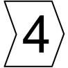 HellermannTyton Helagrip Slide-On Cable Marker, Black, Pre-printed "4", Suitable for 1 mm to 3 mm 901-10530 909-2935-PVC