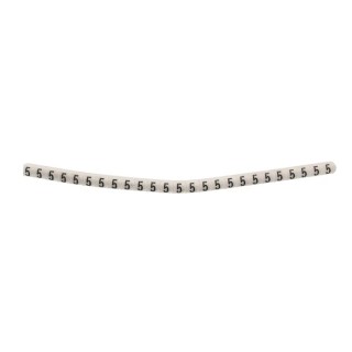 HellermannTyton Helagrip Pre-Printed Slide-On Cable Marker for 1mm to 3mm Cables, Black Legend on 901-10531 909-2938-PVC