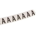 HellermannTyton HGDC Slide-On Cable Marker, Black Legend, Pre-Printed "A", Fits 2-5 mm Cable 901-10582 909-3105-PVC