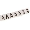 HellermannTyton HGDC Slide-On Cable Marker, Black Legend, Pre-Printed "A", Fits 2-5 mm Cable 901-10582 909-3105-PVC