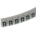 HellermannTyton HGDC Slide-On Cable Marker Black Pre-Printed B for 2 mm to 5 mm Cable 901-10583 909-3109-PVC