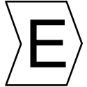 HellermannTyton HGDC Slide-On Cable Marker, Black, Pre-printed 'E', Fits 1 mm to 3 mm Cable Diameter 901-10542 909-2979-PVC