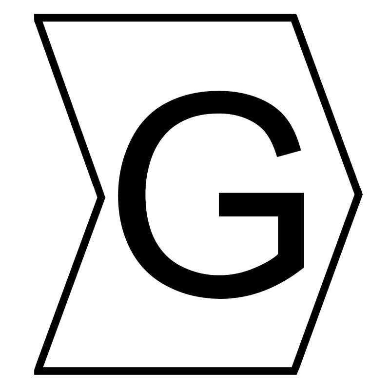 HellermannTyton HGDC Slide-On Cable Marker, Black Pre-printed "G", 5 mm Max Cable Diameter, White 901-10588 909-3127-PVC