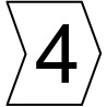 HellermannTyton Helagrip Slide-On Cable Marker, Black, Pre-printed "4", Suitable for 2-5 mm Cable 901-10606 909-3183-PVC